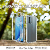 360 couverture complète robuste coque de téléphone robuste Transparent TPU + PC antichoc Protection de l'objectif de l'appareil photo coins renforcés