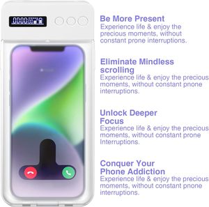 Digital Mobile Phone Lock Box <b>Timer</b> with Rechargeable Battery Eco-Friendly Plastic Portable Study Pomodoro Countdown <b>Timer</b> - Product Image 3