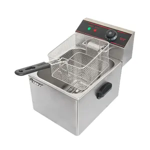 High pressure electric fryer homeuse 8L basket deep fryer with high quality