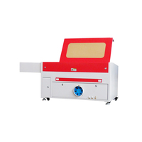 Machine de gravure et de découpe au laser CO2 refroidie par eau 6040 50W-100W pour acrylique, bois, papier, tissu, cuir, plastique, caoutchouc, MDF, pierre