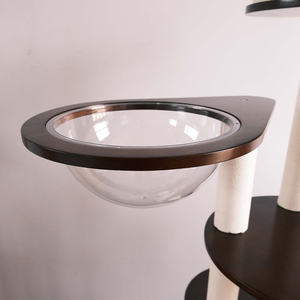 Poste rascador XXL y Marco de escalada <span class=keywords><strong>para</strong></span> <span class=keywords><strong>gatos</strong></span> con diseño de cactus, torre de árbol de madera grande de lujo moderno - Product Image 6