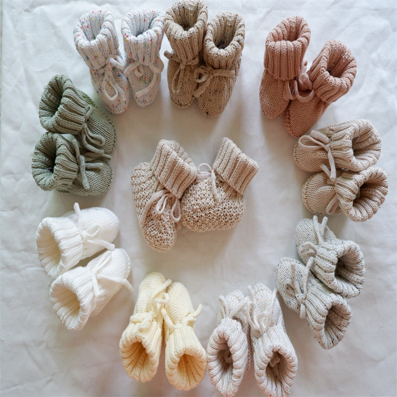 Catálogo de fabricantes de zapatos de lana de ganchillo para bebés
