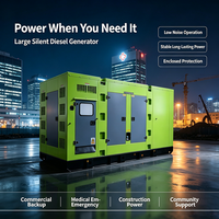 Schalldichter Superleiser Auto-Start ATS Dieselgenerator 30 KVA 50KW 100KVA 150KW 200kw 500kw 1000kw Offener Rahmen Dieselgenerator