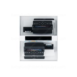 Étagère de présentation de produits en métal double face pour magasin de vente au détail de téléphones mobiles avec étagères pour tablettes et smartphones - Product Image 5