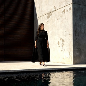 Premium Embroidery Polyester Modest <b>Abaya</b> for Muslim Women Custom Luxury Party Dress - Product Image 1