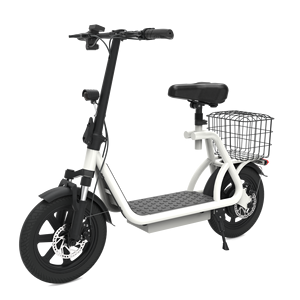 Scooter Eléctrico X12 Blanco de 12 Pulgadas, Bicicleta de Reparto de Alimentos de Largo Alcance, Plegable, de Alta Velocidad, X12 - Product Image 5