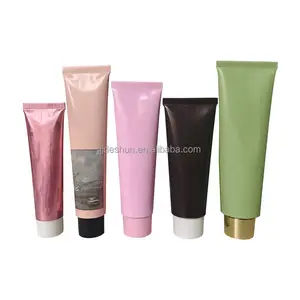 China Supply Hand Cream Collapsible Tube 30ml 50ml 75ml 100ml Face Mud Mask Summer Fridays Package Aluminium Tubes Cosmetics