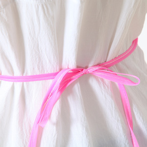 Korean Style Cartoon Rabbit Apron <b>Pink</b> Oil Proof Waterproof <b>Kitchen</b> Half Length Adult Daily Use - Product Image 4