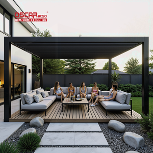 Kit de supports <span class=keywords><strong>en</strong></span> fer forgé pour toitures de jardin <span class=keywords><strong>en</strong></span> <span class=keywords><strong>bois</strong></span>, pergola <span class=keywords><strong>en</strong></span> aluminium résistante aux intempéries pour <span class=keywords><strong>piscine</strong></span> d'hôtel et patio extérieur - Product Image 1