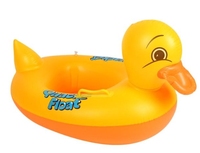 Dessin animé populaire forme animale Pvc anneau de bain bateau flotteur flamant canard gonflable bébé infantile natation flotteur anneau pour 3-6 ans