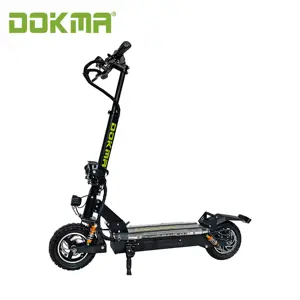 Dokma 2400 w 48 v/60 v 折叠运动分钟城市双马达电动滑板车