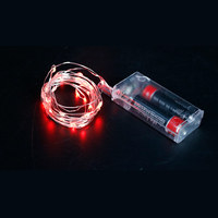 Bobo Ballon Reiskorn-Lampe LED Doppel-A Batteriekasten Kunststoff Wiederverwendbar Langlebig Kupferdraht Lampenkette