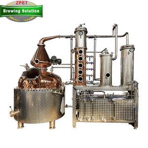 Red Copper Pot Still Destilador comercial Equipo de máquina para Gin Whisky Ron Brandy Destilación - Product Image 4