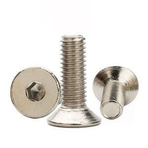 DIN 7991 Acero inoxidable 304316 M2 M2.5 M3 M4 M5 M6 M8 Hexagon Socket <span class=keywords><strong>Allen</strong></span> Tornillos hexagonales de cabeza plana avellanada - Product Image 1