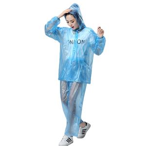 <span class=keywords><strong>Veste</strong></span> et pantalon transparents pour hommes et femmes, vêtement imperméable en PVC pour vélo, moto, combinaison de <span class=keywords><strong>pluie</strong></span>, vente en gros - Product Image 2