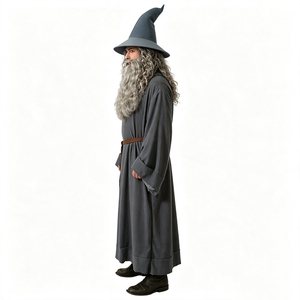 Disfraz de <span class=keywords><strong>Beetlejuice</strong></span> para Adultos, Traje de Blazer y Pantalones a Rayas Verticales Blancas y Negras para Hombre, Disfraz de Halloween para Fiesta de Cosplay - Product Image 2