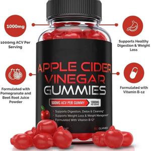 OEM özel <span class=keywords><strong>Vitamin</strong></span> B12 Gummies doğal sakızlı ayı çok <span class=keywords><strong>Vitamin</strong></span> takviyesi organik elma şırası sirke vitamini Gummies - Product Image 5