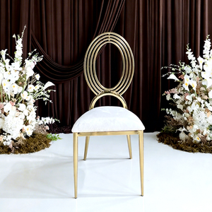 Hotel Hall Washington Modern Romantic&Elegant Stainless Steel Velvet/PU Leather Dining Outdoor Living Room Wedding Restaurant - Product Image 1