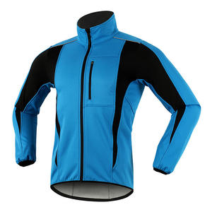 Logo personalizzato impermeabile in pile caldo <span class=keywords><strong>abbigliamento</strong></span> da <span class=keywords><strong>ciclismo</strong></span> giacca da uomo giacca antivento giacca veloce da <span class=keywords><strong>ciclismo</strong></span> <span class=keywords><strong>invernale</strong></span> giacca spessa - Product Image 5