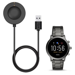 Fossil Gen4/5/6 cargador de reloj inteligente Misfit Vor2 1M Cable de carga magnético con 5W de potencia 5V DC 2A 5A salida de corriente Material TPE - Product Image 3