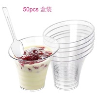 Gobelet à mousse en plastique rond incliné et évasé de 4,5 oz