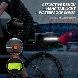 Sacoche <span class=keywords><strong>de</strong></span> <span class=keywords><strong>vélo</strong></span> imperméable 4L pour porte-bagages arrière, sacoche <span class=keywords><strong>de</strong></span> selle <span class=keywords><strong>de</strong></span> <span class=keywords><strong>vélo</strong></span> avec housse <span class=keywords><strong>de</strong></span> <span class=keywords><strong>pluie</strong></span> - Product Image 4