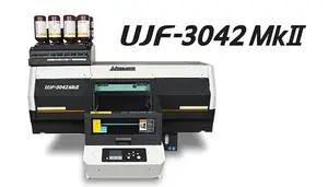מכירה לוהטת שולחן העבודה UJF-3042MKII E A3 שטוחה Uv מדפסת שטוחה בשימוש Uv LED מכונת דפוס