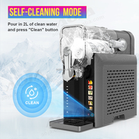 Máquina de aguanieve 7 en 1 Nin 2.6L Slushi Slushy Frozen Drink Smoothie Juice Slushie Ice Maker con Color 7 Programas preestablecidos Uso doméstico