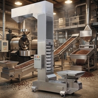 Nouvel élévateur à godets industriel automatique de type Z en acier inoxydable à 2 couches, à vitesse réglable et résistant à l'huile pour