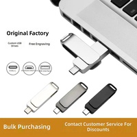 Clé USB Métallique Rotative 16 Go/32 Go Haute Vitesse 2.0 pour Smartphones et Ordinateurs – Personnalisable (Logo/Couleur) – Cadeau d'Affaires
