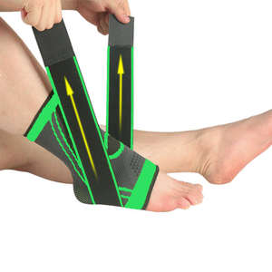 Top One alta calidad elástico gimnasio correr Brace banda transpirable tobillo soporte manga con protector para Protección deportiva - Product Image 5