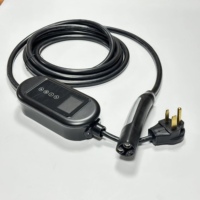 Nouveau chargeur EV portable de niveau 2 7KW 32A avec courant réglable, prise NEMA 14-50, câble de 5 m, protection IP54, garantie de 24 mois