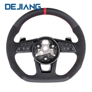 Vente directe d'usine Cuir pour volant sport en fibre de carbone pour <span class=keywords><strong>Audi</strong></span> A4 A5 Q5 A6 A7 TT S6 RS6 avec écran LED - Product Image 5