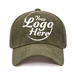 Gorra de pana personalizada de 5 paneles, gorras de béisbol informales de ala corta, gorra de papá vintage sin estructura, gorras Snapback de camionero, gorras de Hip Hop - Product Image 1