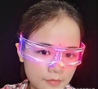 Offre Spéciale Degear Cross-Border Science Fiction LED Light Lunettes colorées pour l'obtention du diplôme Ramadan Parties et Bar Hopping