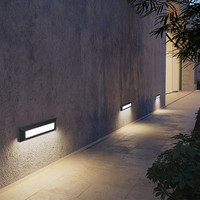 Lampe d'escalier d'angle étanche pour intérieur et extérieur, éclairage de marche d'escalier, 7W 6W, montage en surface, LED