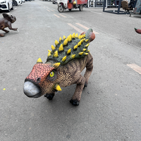 Dinosaure mécanique animatronique réaliste et personnalisé, électrique, pour centres commerciaux, parcs d'aventure et événements aéroportuaires