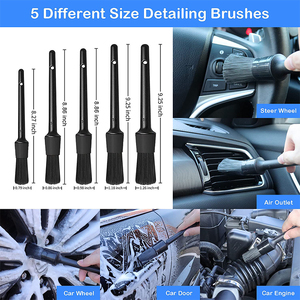 Ensemble de 20 brosses de nettoyage pour <span class=keywords><strong>voiture</strong></span>, pour le nettoyage des roues, de la salle de bain et de la cuisine - Product Image 3