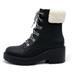 <span class=keywords><strong>Stivaletti</strong></span> classici neri genuini in PU accentuati eleganti e caldi <span class=keywords><strong>stivaletti</strong></span> Casual da <span class=keywords><strong>donna</strong></span> all'aperto - Product Image 6