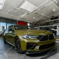 StarNav Pour F90 M5 LCI 2021 2022 2023 2024 Spoiler avant de pare-chocs, lèvre inférieure, plaque de protection, style racing, kit carrosserie