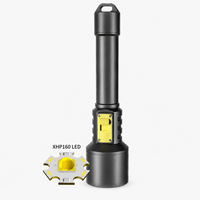 Lampe de plongée submersible en alliage d'aluminium XHP70/XHP160 LED IP68 étanche rechargeable 100M sous l'eau 1000 Lumens USB-C