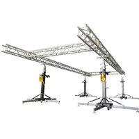 Sistema de Elevación de Escenarios con Torre de Truss de Aluminio para Soporte en el Suelo, Sistema de Truss con Certificación TUV para Iluminación en Eventos al Aire Libre