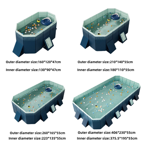 Grande <span class=keywords><strong>piscine</strong></span> familiale en plastique <span class=keywords><strong>rigide</strong></span> pour l'extérieur, jardin, <span class=keywords><strong>hors</strong></span> <span class=keywords><strong>sol</strong></span>, pliable, non gonflable, coque <span class=keywords><strong>rigide</strong></span>, pour adultes et enfants - Product Image 3