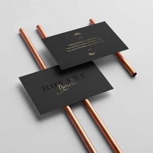 Индивидуальная печать, 3D-тиснение, высококачественные визитки, акция на благодарственные открытки - Product Image 3