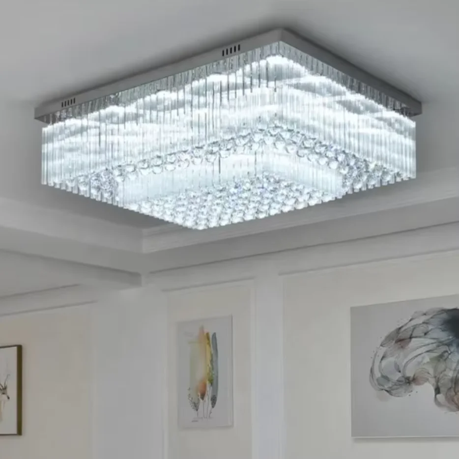 Modern Ceiling Lamps Fixture Hot Sale Nordic Luxury Living Room Crystal Ceiling Lamp New Decorative