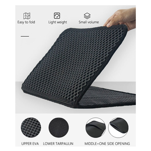 MSD-ZC006 Tapis anti-déchets pliable, imperméable, facile à nettoyer, double couche, en EVA, sans support - Product Image 2