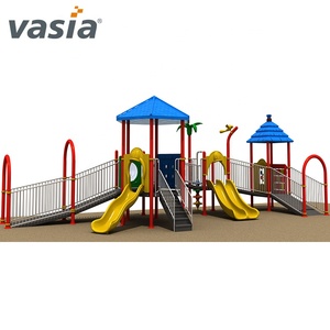 2020 Vasia Giá Rẻ Lớn Ngoài Trời Trẻ Em Playsets Sân Chơi Với <span class=keywords><strong>Slide</strong></span> Nhựa - Product Image 3