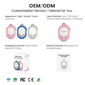 HiFiD Aide au sommeil portable pour bébés et adultes, bruit blanc, appareil d'aide au sommeil pour bébé avec veilleuse, batterie rechargeable, 15-20 heures d'autonomie - Product Image 2