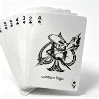 Cartes à jouer de luxe en gros, grises, gaufrées, avec finition mate personnalisée – Cartes à jouer sur mesure