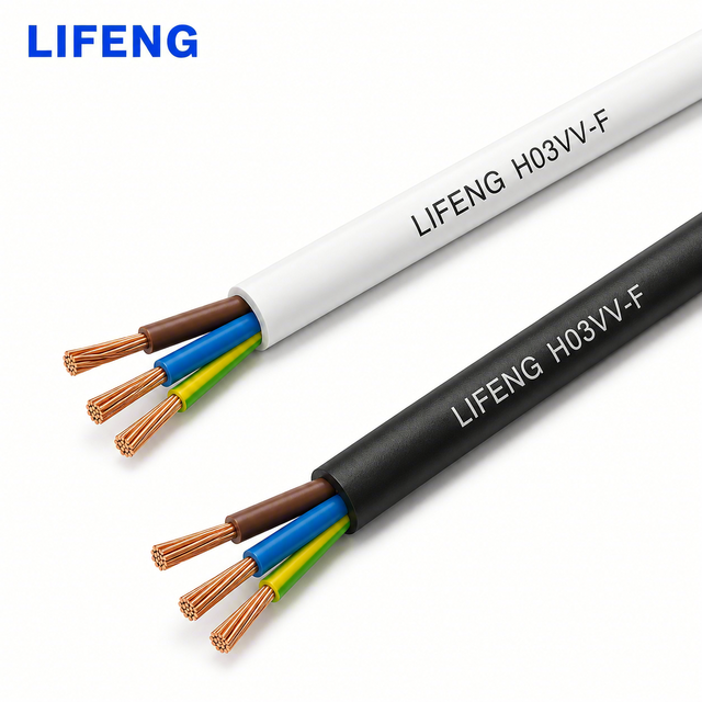 H03VV-F H03VVH2-F Flexible Power Cord Cable for Home Appliance LED Lighting Extension Stranded Copper Wire VDE CE